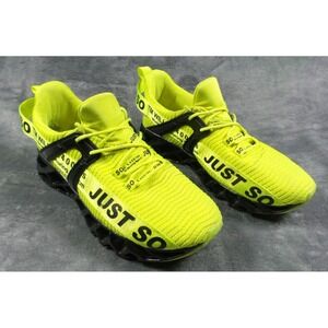 Just So So Shoes Womens Size 40 (9 US) Green Running Athletic Comfort Sneakers